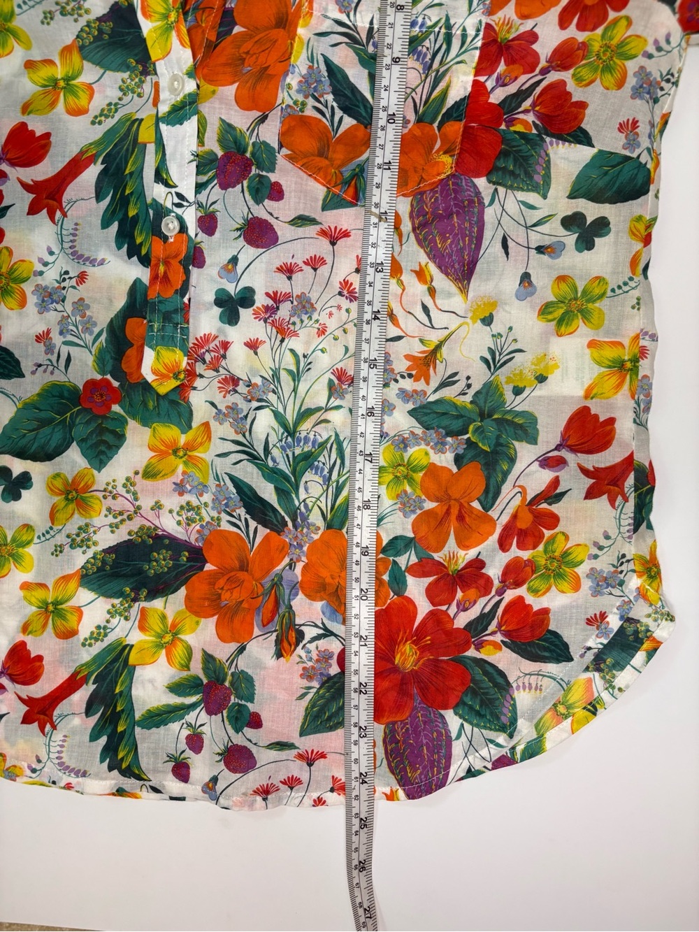 J. Crew Floral Button-Down Shirt - Picture 9 of 9